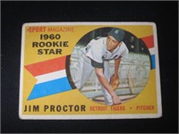 1960 TOPPS #141 JIM PROCTOR STAR ROOKIE