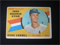 1960 TOPPS #120 DUKE CARMEL STAR ROOKIE