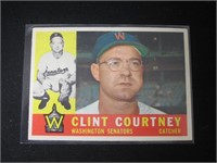 1960 TOPPS #344 CLINT COURTNEY SENATORS