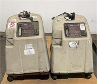 (2) Invacare Oxygen Concentrators Platinum XL
