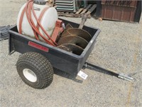 Swisher ATV Cart, Auger & Sprayer