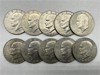 10 Ike Dollars Mixed Dates