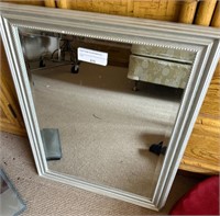 Silver Beveled Mirror