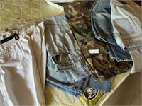 7 pcs 4 Demin Jeans, U S Army Woodland