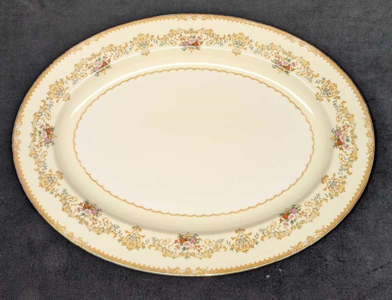 Retired Noritake Blossom Time Ivory China 16" Oval