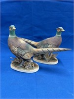 Lefton Set Of Pheasant Figurines