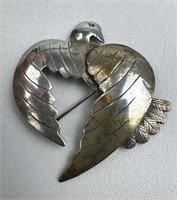 925 Silver Bird Brooch