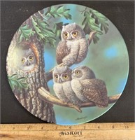 COLLECTOR PLATE-SCREECH OWLS