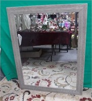 WOOD FRAMED MIRROR