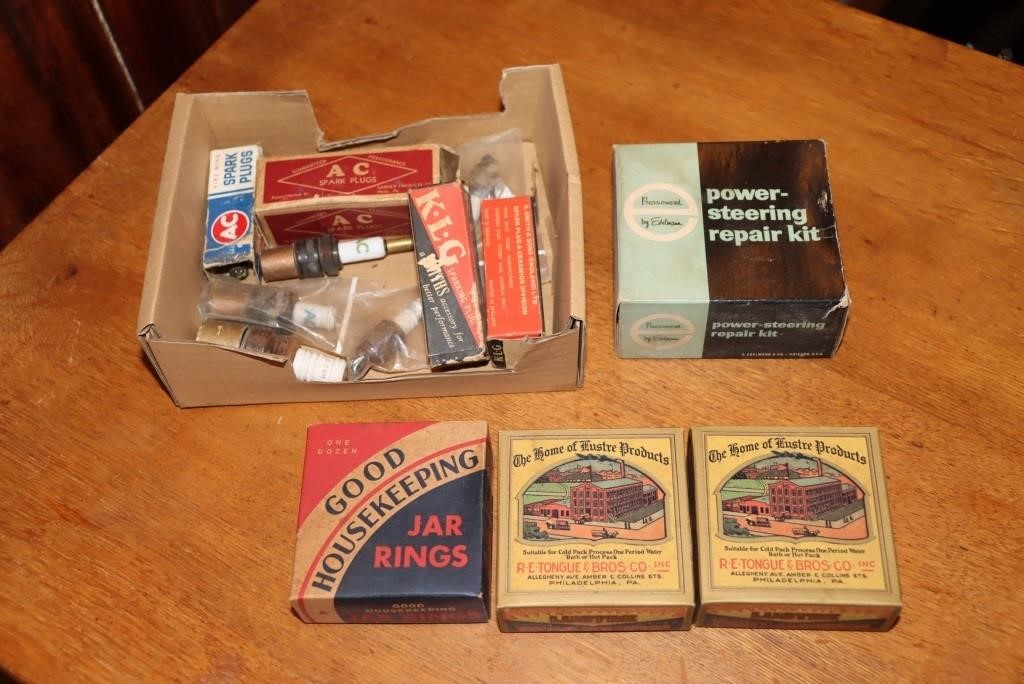Old Advertising lot - AC and other spark plugs,