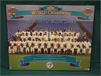 Blue Jay's World Champions Wooden Plaque
