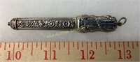 Victorian sterling needle case 10 grams