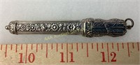 Victorian sterling needle case 11 grams