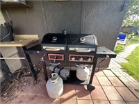 Revo/Ace Propane/Charcoal Grill with Side Burner,