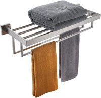 KOKOSIRI Towel Rack 24'' Bathroom Towel Shelves w,