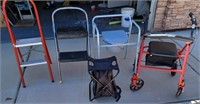 K - STEPLADDERS,TOILET CHAIR, CAMP CHAIR (G6)
