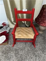 Child's Red Rocking Chair