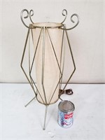 Lampe de table vintage de base en métal -
