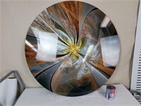 Tableau circulaire/Décoration en aluminium -