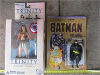 2pc BatMan & Wonder Woman Action Figures
