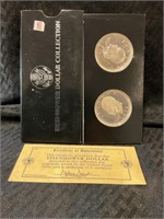 The Morgan Eisenhower dollar collection