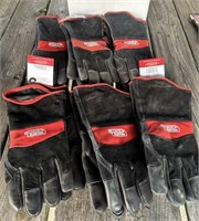 6 Pair of Lincoln Welding Gloves
