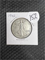 1942 Walking Liberty Half Dollar