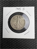 1945-S Walking Liberty Half Dollar