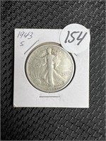 1943-S Walking Liberty Half Dollar