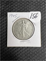 1945 Walking Liberty Half Dollar