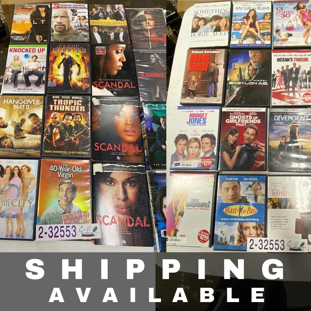 Qty 54 Movies DVDs: Tropic Thunder, Salt & more