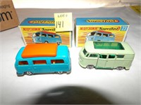 2-Matchbox VW Campers