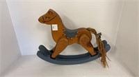 Small wooden rocking horse