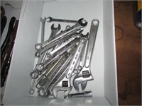 TRAY LOT -- WRENCHES -- ASSORTED