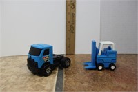 BUDDY L Fork Lift Toy and Pepsi Tractor
