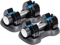 25LBS PAIR Lifepro Adjustable Dumbbells