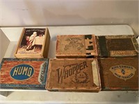 Old Cigar Wood Boxes