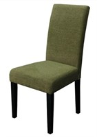 (4) Green Velvet Dining Chairs