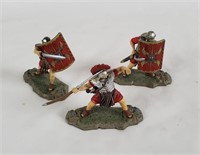 3 Unimax Roman Fighter Plastic Figures