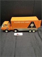 Tonka Allied Van lines metal truck and trailer