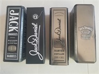 lot of 4 Jack Daniels tins