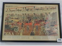 1911 Car Show & Old Car Prints (double sided glass