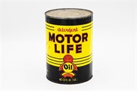 DETERGENT MOTOR LIFE OIL U.S. QT CAN