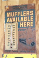 Walker Mufflers Available Here metal sign with