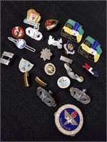Group of vintage pins