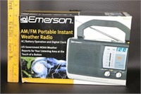 Emerson AM/FM Portable Weather Radio