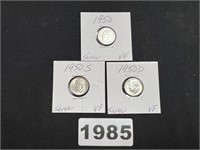 1950 Silver Roosevelt Dimes