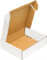 50 Pack  7x6x2'  White Small Shipping Box