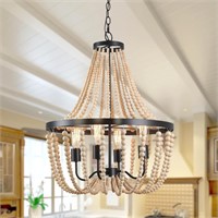 Chandelier  Farmhouse  4-Light  15.75in