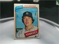 1980 Topps - #140 Rich Gossage Creased